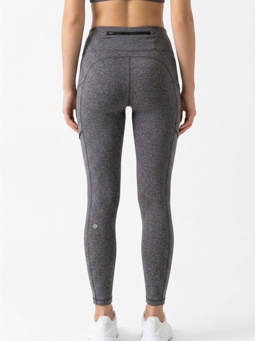 Lululemon Speed Up Tight Heathered Grey Luxtreme Leggings